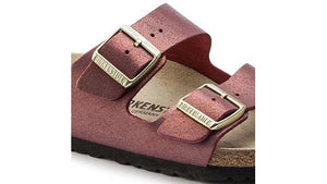 birkenstock arizona washed metallic port