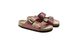 birkenstock washed metallic port