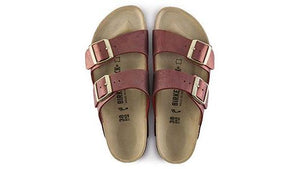 birkenstock washed metallic port