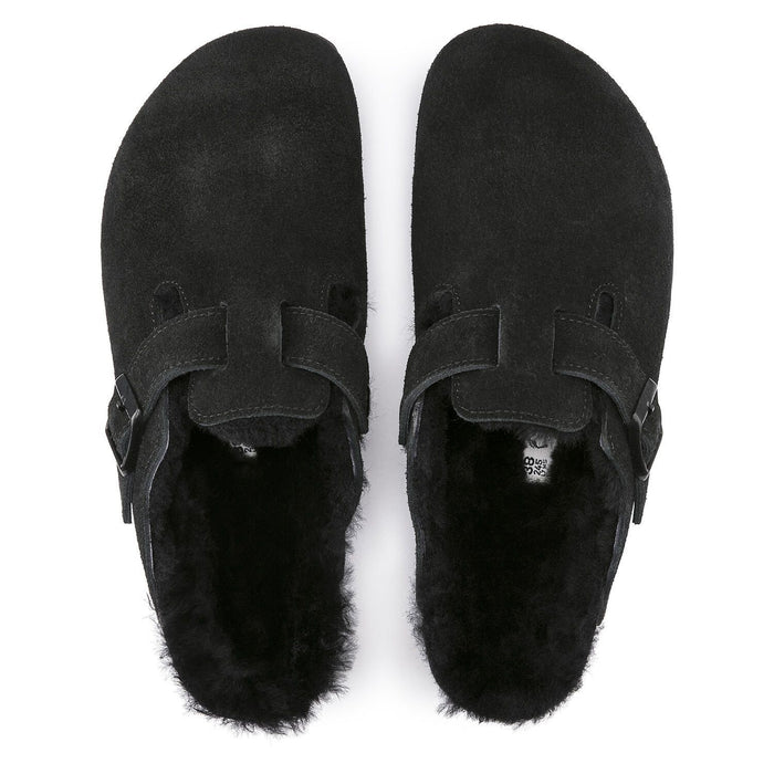 birkenstock boston leather black