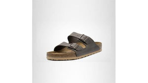 grey leather birkenstocks