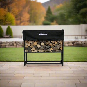 Woodhaven 4' Stack Rack and Cover - Woodchuck Firewood LLC