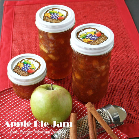 Apple Pie Jam in a Mason Jar