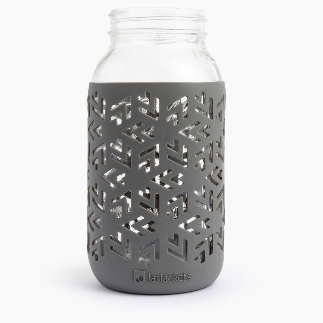 Glass Bottle with Silicone Sleeve - Mint – MASS MoCA