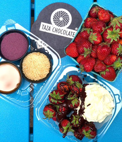 Taza Chocolate Bar Strawberry Dip-A-Thon