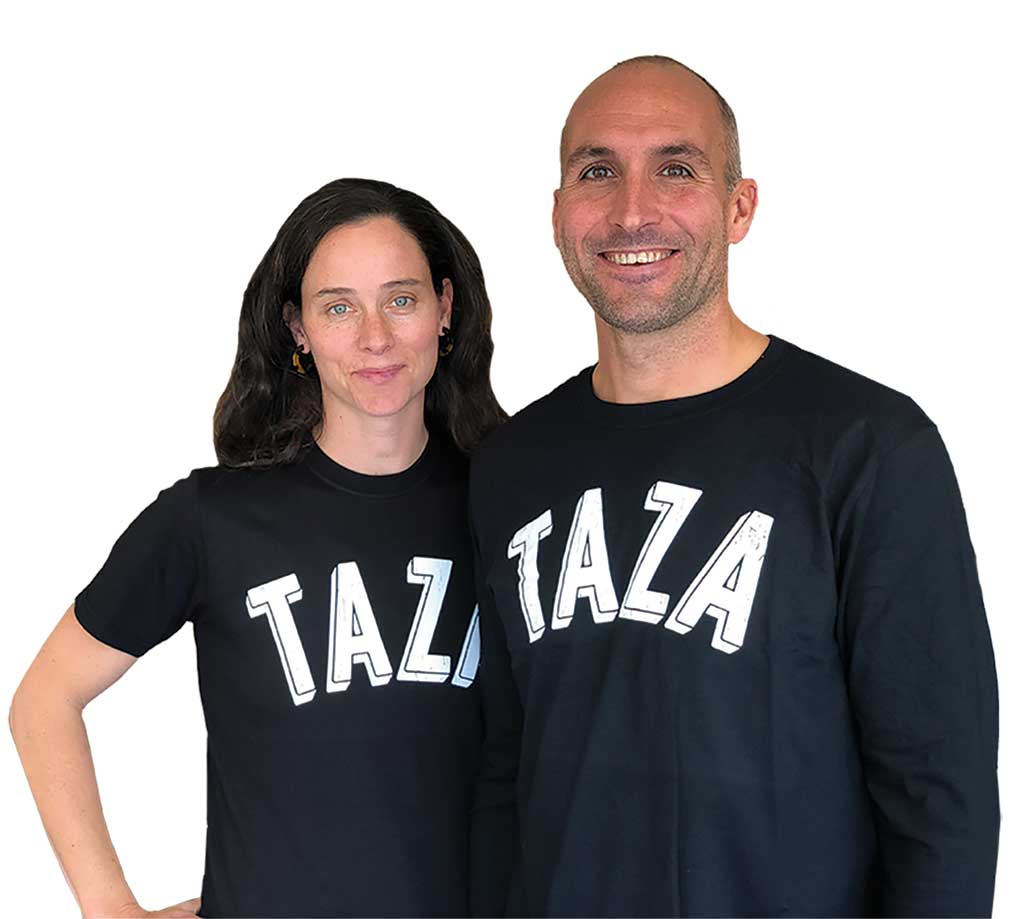 Taza co-founders Kathleen Fulton and Alex Whitmore