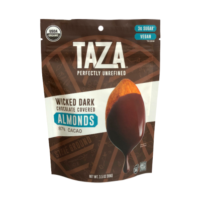 Wicked Dark Chocolate Covered Almonds - Taza Chocolate product image