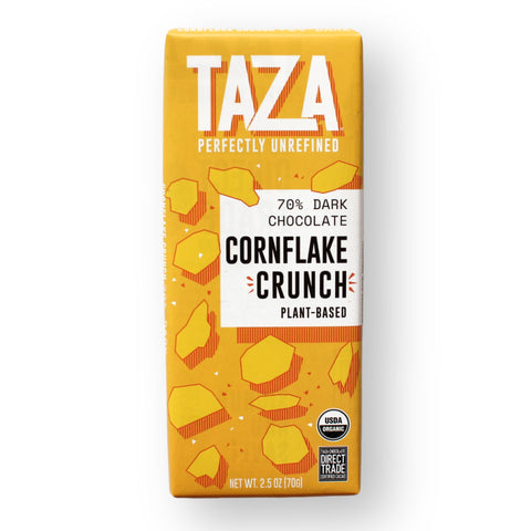 Taza Chocolate 70% Dark Orange Crunch Bar