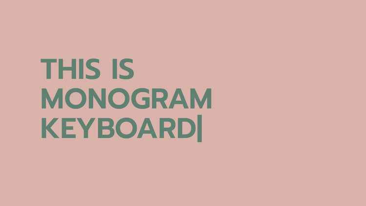 Open Monogram Keyboard image 1