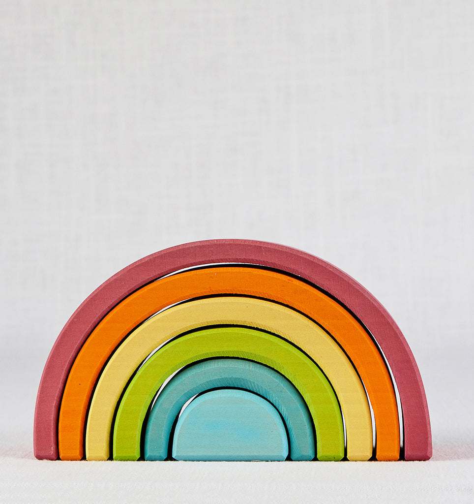 Wooden Stacking Rainbow – take heart shop