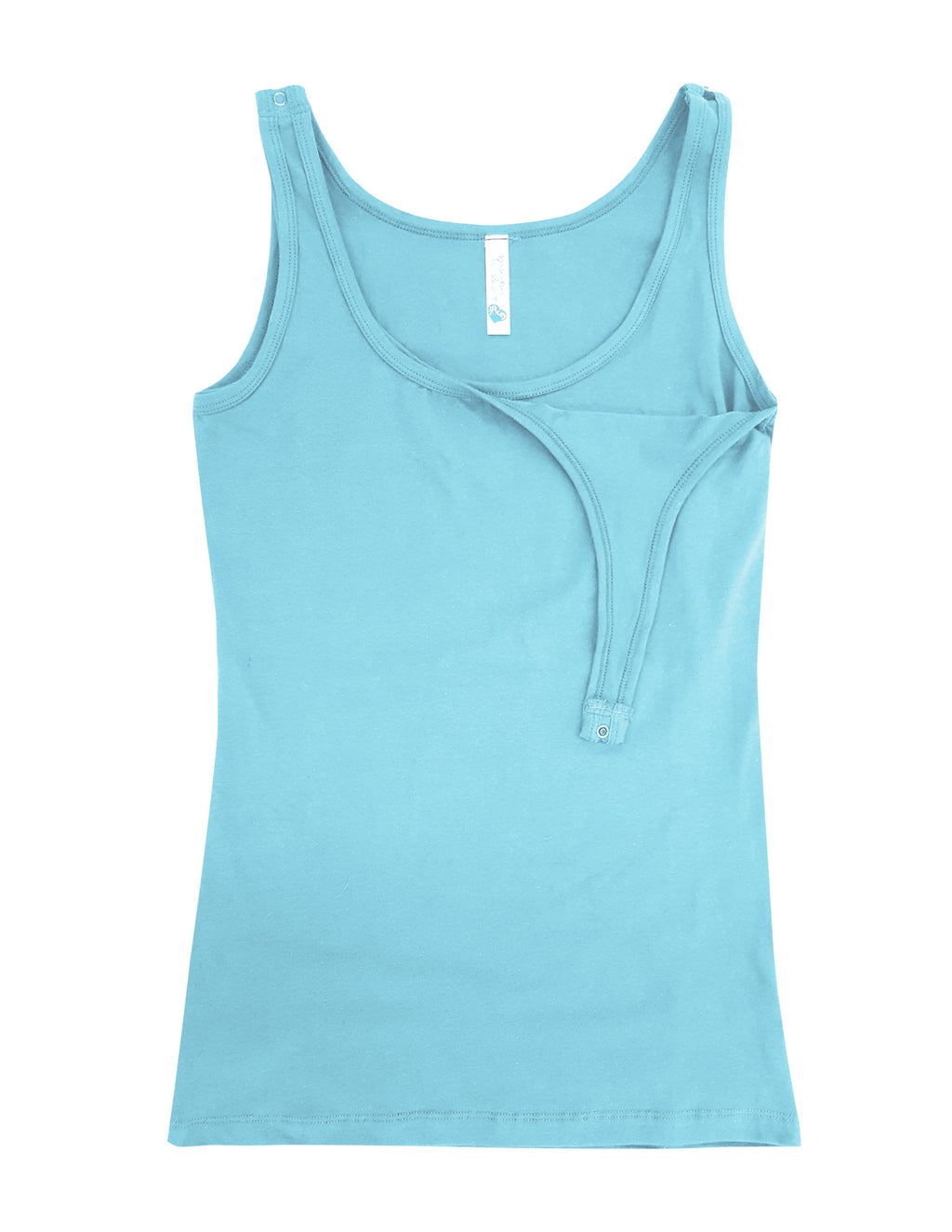 Long Snap Tank Top robertwilsonassociates Nursing Apparel 