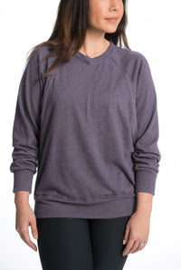 Relax Maternity Nursing Pullover - 6 Colors Sweater robertwilsonassociates Nursing Apparel small 2/4 violet verbena 