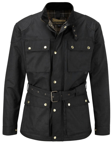 CLASSIC WAX COTTON MOTORCYCLE JACKET - Speedwear Ltd