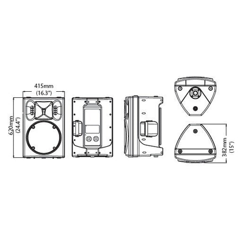 Beta 3 U12 300w 12 2 Way Full Range Passive Loudspeaker Omnisistem