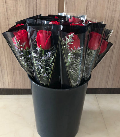 Single stalk rose | Flower Delivery Singapore | Hand Bouquet Singapore