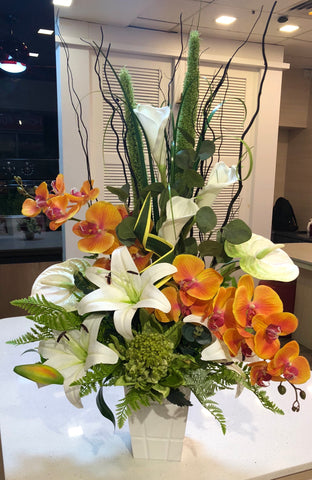 silk flower table arrangements