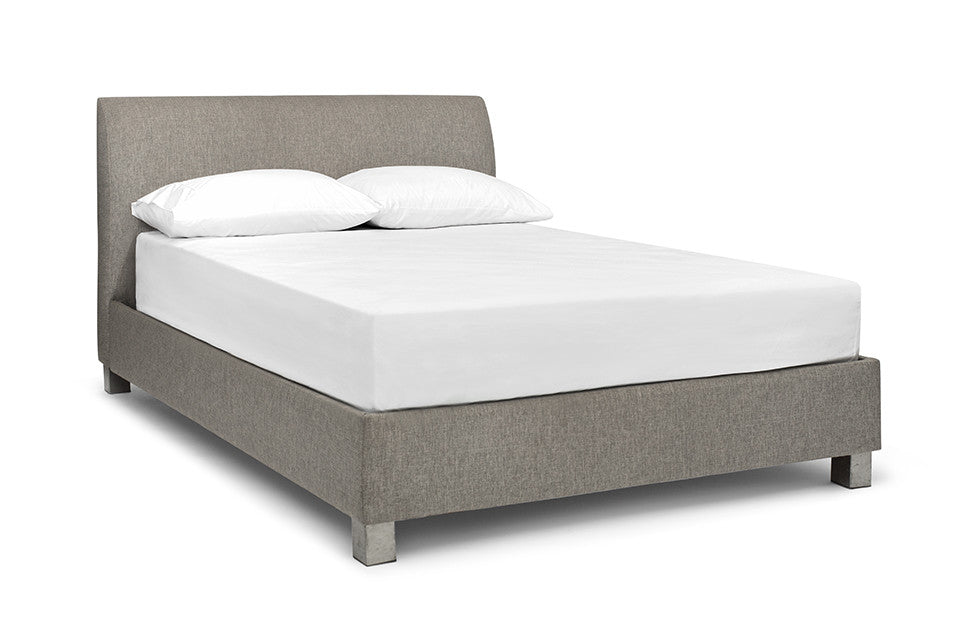 Australian Made Belle Curved Bedhead Upholstered Bed