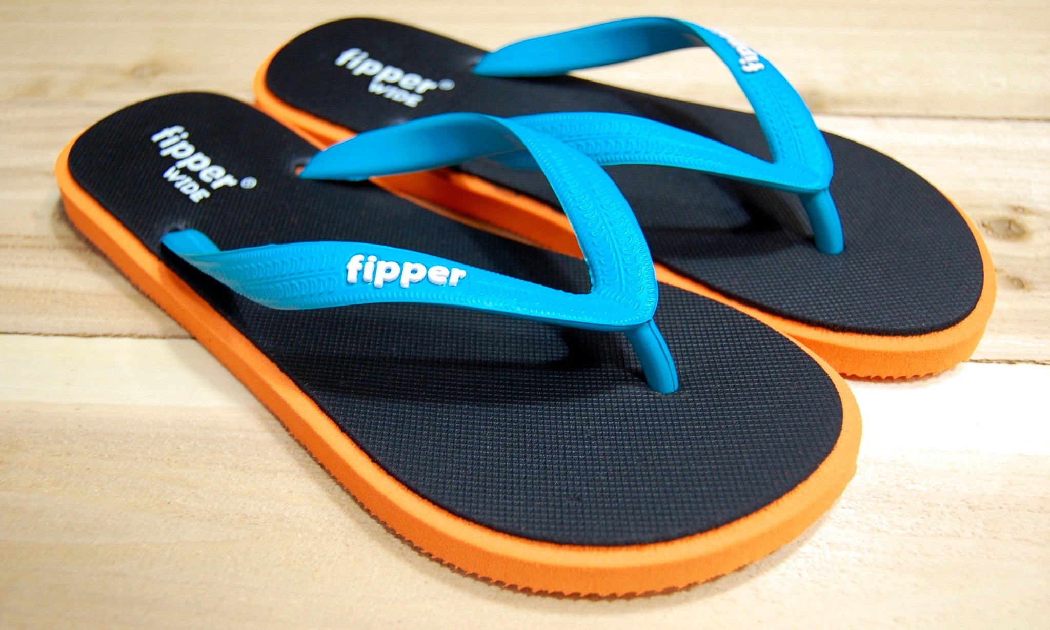 wide flip flops