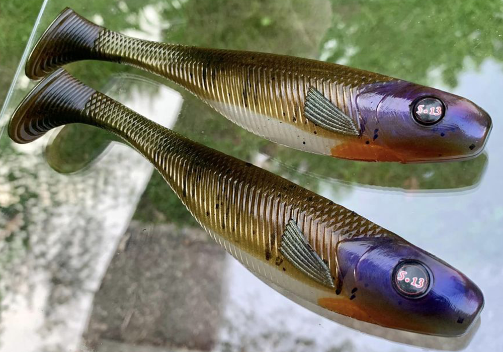 Tsunami and Nero Super Colorshift on Fishing Baits