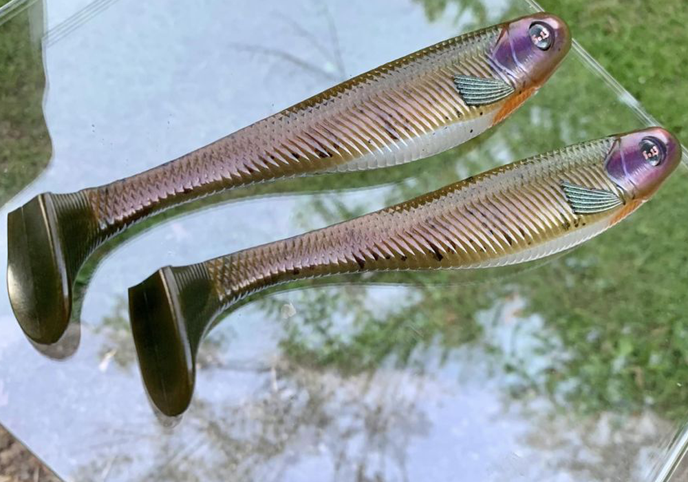 Tsunami and Nero Super Colorshift on Fishing Baits