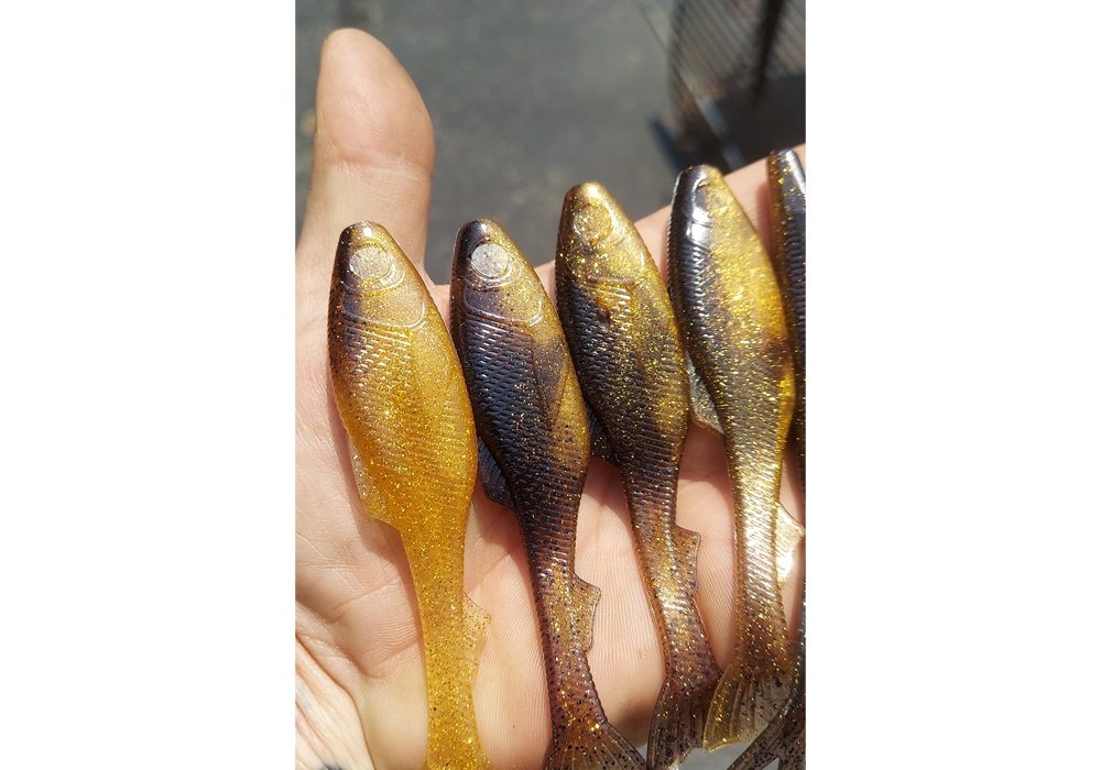 Diamond Gold and Egyptian Gold on Fishing Bait