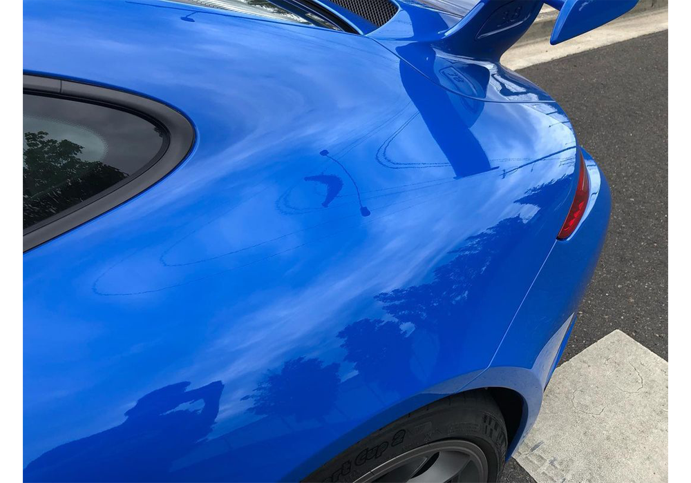 Porsche VooDoo Blue Over Lightning Blue | Autoflex | The Spray Source