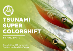 Tsunami Super Colorshift on Fishing Baits