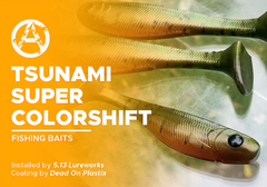 Tsunami Super Colorshift on Fishing Baits