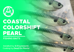 Coastal Colorshift Pearl on Fishing Baits