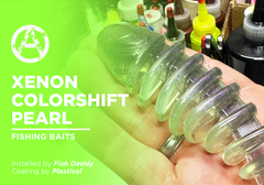 Xenon Colorshift Pearl on Fishing Baits