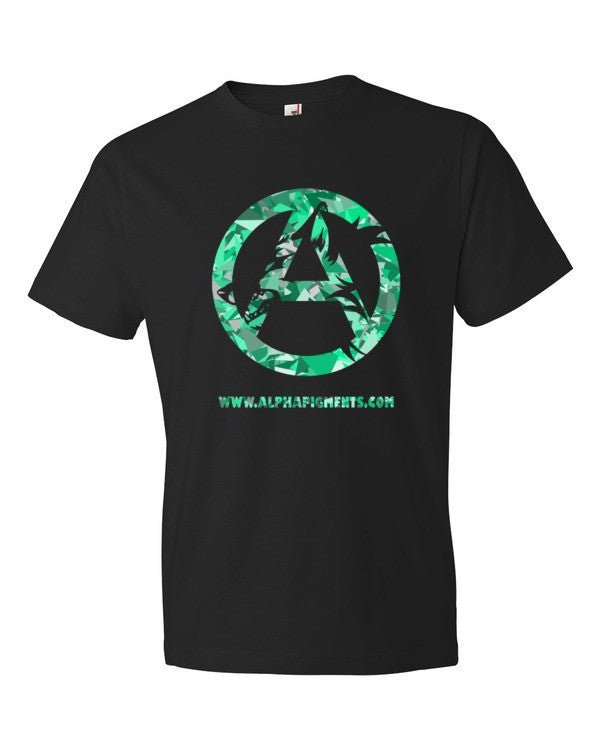 Jade Camo Short sleeve t-shirt - Alpha Pigments product image