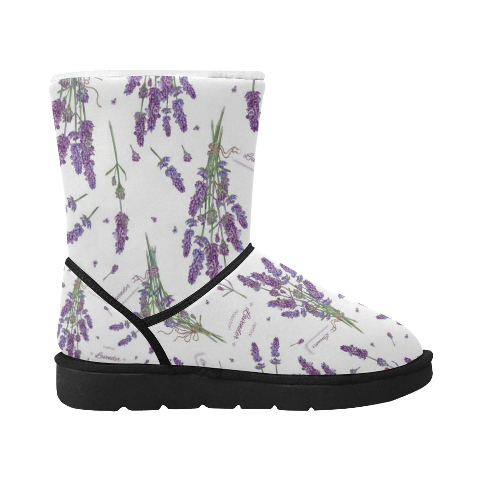 boots with flower design