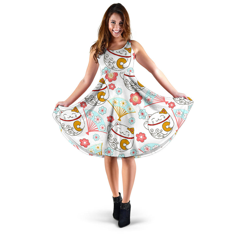 lucky cat dress