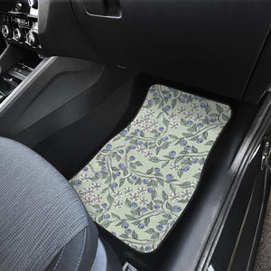 Hand Drawn Blueberry Pattern  Front Car Matshand Drawn Blueberry Pattern  Front Car Mats