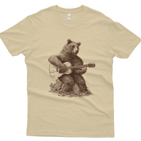 Bear Guitar Shirt – Scatterbrain Tees