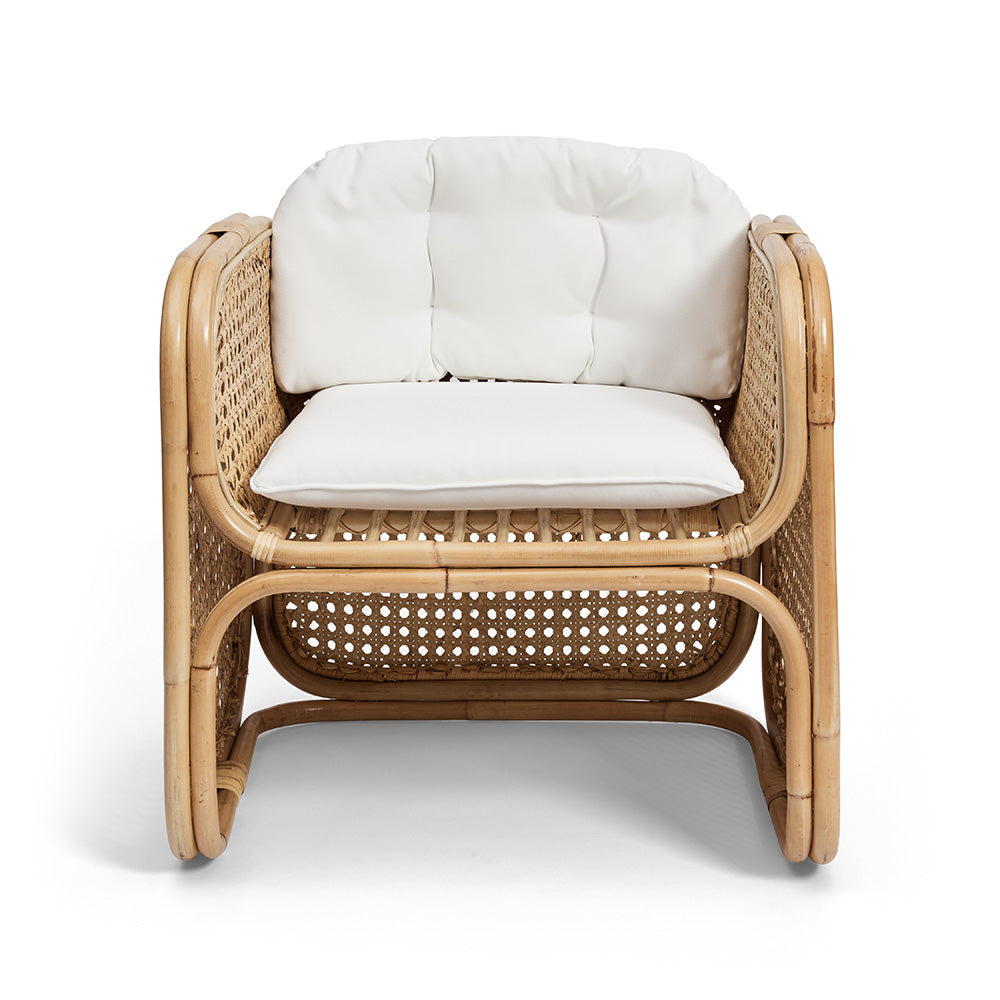 hand woven rattan chair