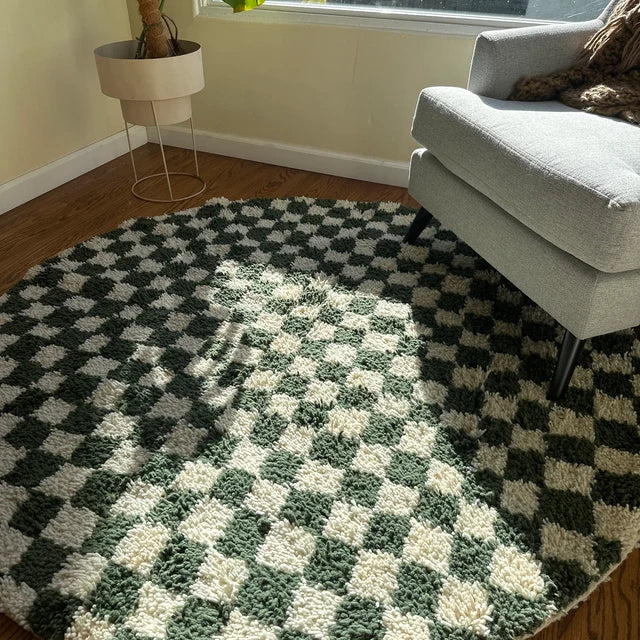 checkered rugs