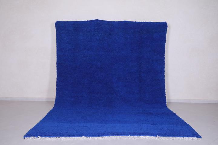 Moroccan rug blue