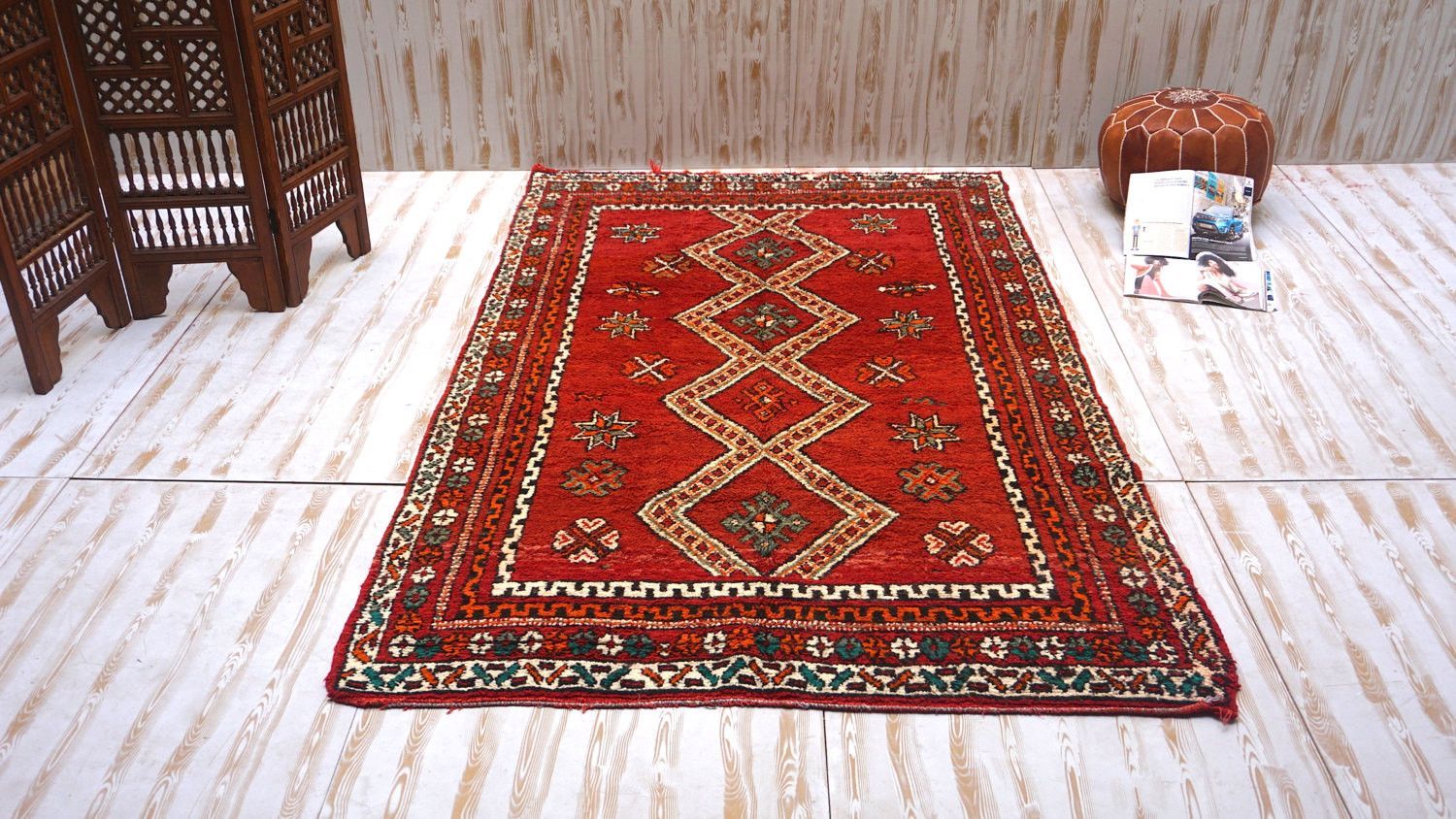 Vintage berber rug