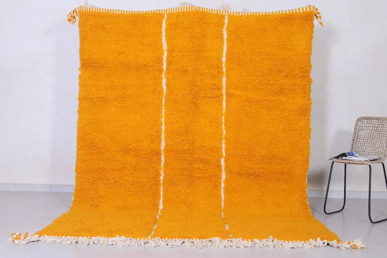 Moroccan rug Yellow