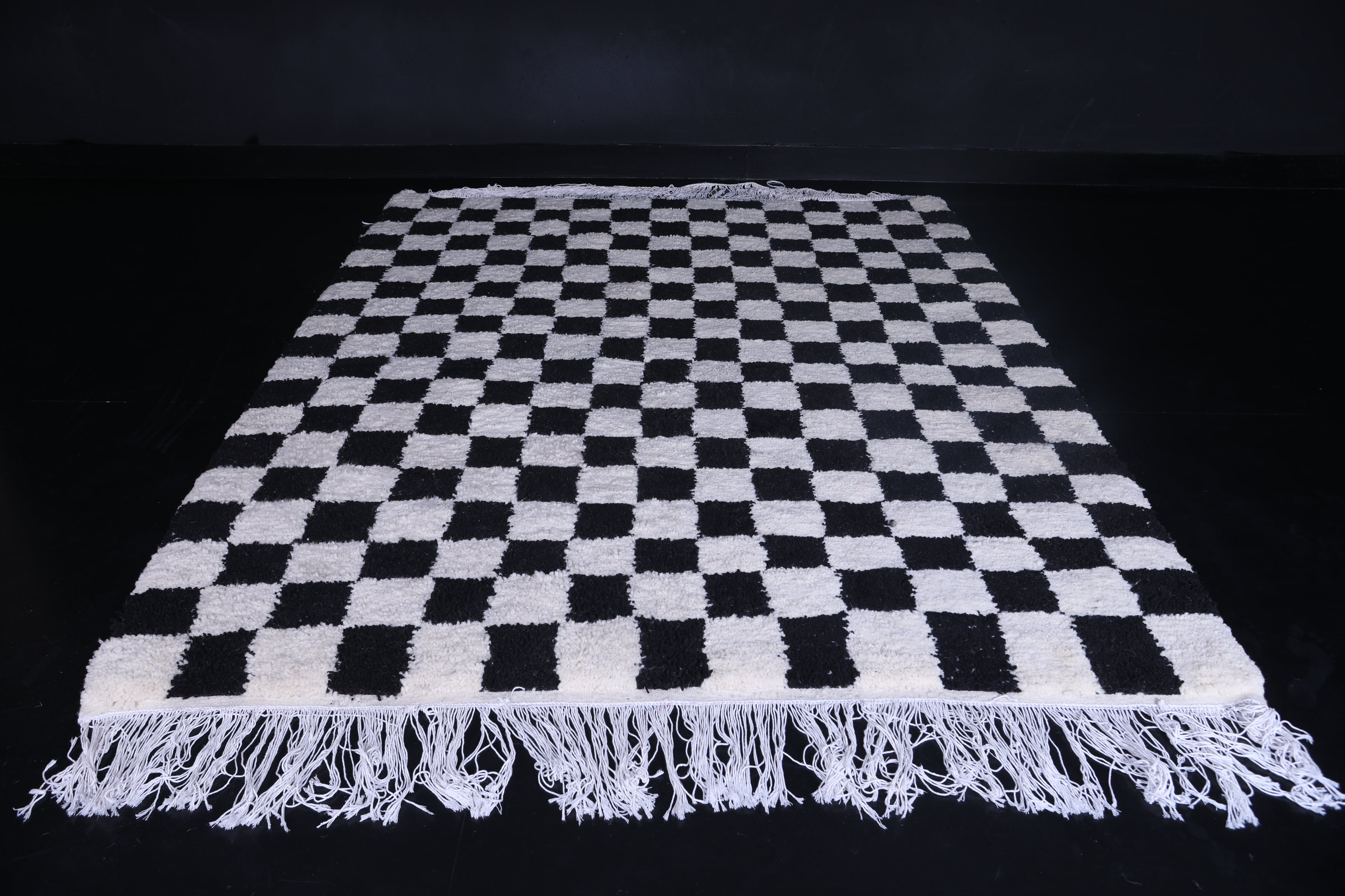 checkered rug - beni ourain rug