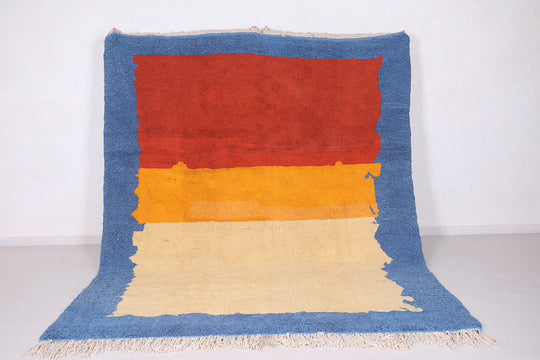 multicolored moroccan rug