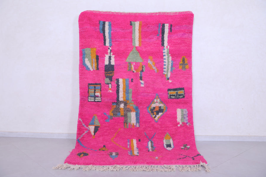 Moroccan rug pink