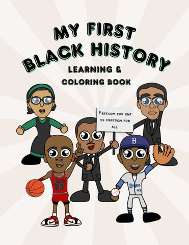My First Black History Learning and Coloring Book