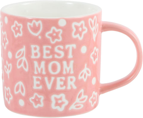 Best Mom Ever Pink Mug