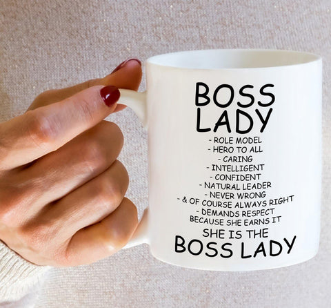 Boss Lady Coffee Mug for Mom