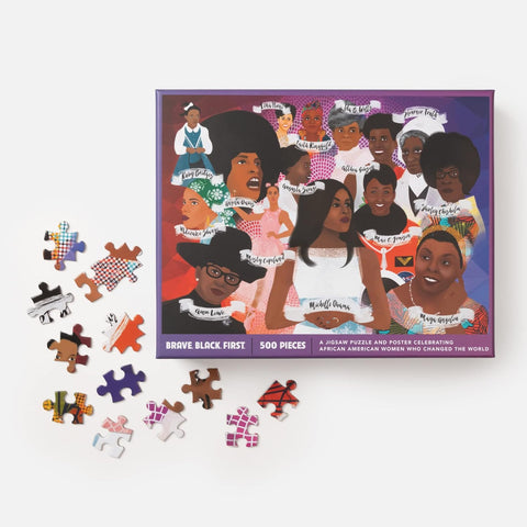 A Jigsaw Puzzle and Poster Celebrating African American Women