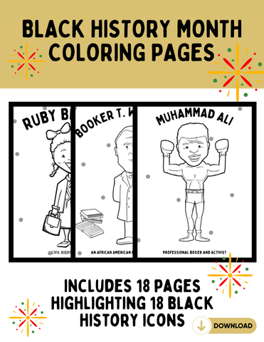 Kids Black History Coloring Pages