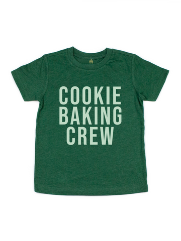 Cookie Baking Crew Kids Holiday Shirt