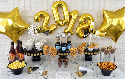 DIY Midnight Snack Bar for New Year's by Giggle Living